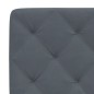 vidaXL Estructura cama con luces LED terciopelo gris oscuro 100x200 cm vidaXL Estructura cama con luces LED terciopelo gris oscuro 100x200 cm