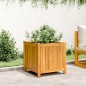 vidaXL Jardinera con forro madera maciza de acacia 50x50x50 cm vidaXL Jardinera con forro madera maciza de acacia 50x50x50 cm