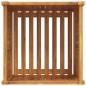 vidaXL Jardinera con forro madera maciza de acacia 50x50x50 cm vidaXL Jardinera con forro madera maciza de acacia 50x50x50 cm