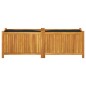 vidaXL Jardinera con forro madera maciza de acacia 153x38,5x50 cm vidaXL Jardinera con forro madera maciza de acacia 153x38,5x50 cm