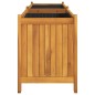 vidaXL Jardinera con forro madera maciza de acacia 153x38,5x50 cm vidaXL Jardinera con forro madera maciza de acacia 153x38,5x50 cm