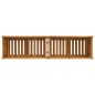vidaXL Jardinera con forro madera maciza de acacia 153x38,5x50 cm vidaXL Jardinera con forro madera maciza de acacia 153x38,5x50 cm