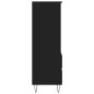 vidaXL Aparador alto madera contrachapada negro 40x36x110 cm vidaXL Aparador alto madera contrachapada negro 40x36x110 cm