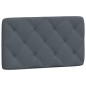 vidaXL Cama con colchón terciopelo gris oscuro 90x190 cm vidaXL Cama con colchón terciopelo gris oscuro 90x190 cm