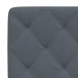 vidaXL Cama con colchón terciopelo gris oscuro 90x190 cm vidaXL Cama con colchón terciopelo gris oscuro 90x190 cm