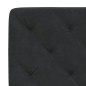 vidaXL Cama con colchón terciopelo negro 90x200 cm vidaXL Cama con colchón terciopelo negro 90x200 cm