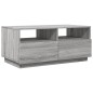 vidaXL Mesa de centro con luces LED gris Sonoma 90x49x40 cm vidaXL Mesa de centro con luces LED gris Sonoma 90x49x40 cm
