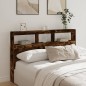 vidaXL Cabecero de cama con luz LED roble ahumado 160x17x102 cm vidaXL Cabecero de cama con luz LED roble ahumado 160x17x102 cm