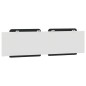 vidaXL Cabecero de cama acolchado cuero sintético negro blanco 180 cm vidaXL Cabecero de cama acolchado cuero sintético negro blanco 180 cm