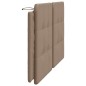 vidaXL Cabecero de cama acolchado cuero sintético capuchino 160 cm vidaXL Cabecero de cama acolchado cuero sintético capuchino 160 cm