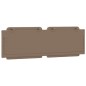 vidaXL Cabecero de cama acolchado cuero sintético capuchino 160 cm vidaXL Cabecero de cama acolchado cuero sintético capuchino 160 cm