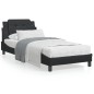 vidaXL Estructura cama con luces LED cuero sintético negro 80x200 cm vidaXL Estructura cama con luces LED cuero sintético negro 80x200 cm
