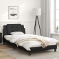 vidaXL Estructura cama con luces LED cuero sintético negro 100x200 cm vidaXL Estructura cama con luces LED cuero sintético negro 100x200 cm