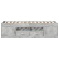 vidaXL Tumbona con cajones madera ingeniería gris hormigón 90x190 cm vidaXL Tumbona con cajones madera ingeniería gris hormigón 90x190 cm