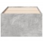 vidaXL Tumbona con cajones madera ingeniería gris hormigón 90x190 cm vidaXL Tumbona con cajones madera ingeniería gris hormigón 90x190 cm