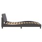 vidaXL Estructura cama con luces LED cuero sintético gris 140x200 cm vidaXL Estructura cama con luces LED cuero sintético gris 140x200 cm