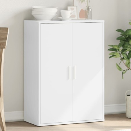 vidaXL Aparador de madera de ingeniería blanco 60x31x84 cm