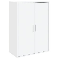 vidaXL Aparador de madera de ingeniería blanco 60x31x84 cm