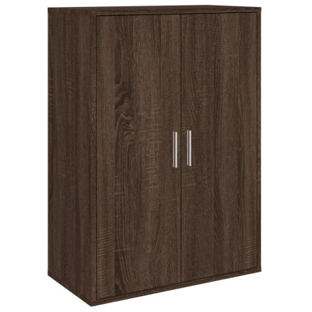vidaXL Aparador de madera de ingeniería roble marrón 60x31x84 cm
