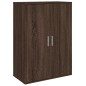 vidaXL Aparador de madera de ingeniería roble marrón 60x31x84 cm