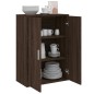 vidaXL Aparador de madera de ingeniería roble marrón 60x31x84 cm