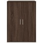 vidaXL Aparador de madera de ingeniería roble marrón 60x31x84 cm