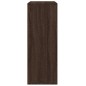 vidaXL Aparador de madera de ingeniería roble marrón 60x31x84 cm