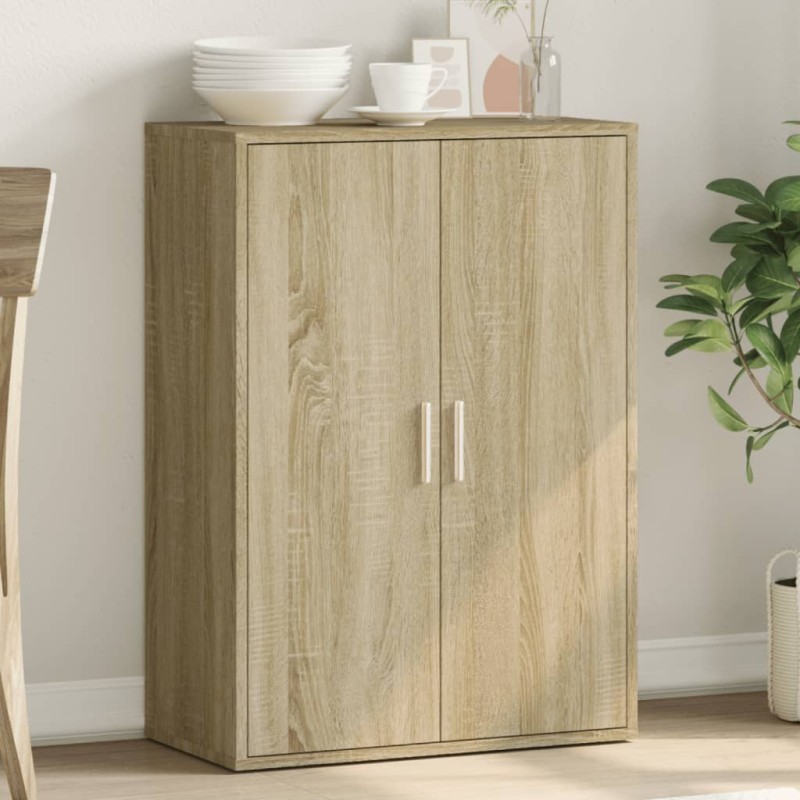 vidaXL Aparador de madera de ingeniería roble Sonoma 60x31x84 cm vidaXL Aparador de madera de ingeniería roble Sonoma 60x31x84 cm