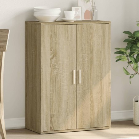 vidaXL Aparador de madera de ingeniería roble Sonoma 60x31x84 cm