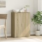 vidaXL Aparador de madera de ingeniería roble Sonoma 60x31x84 cm vidaXL Aparador de madera de ingeniería roble Sonoma 60x31x84 cm