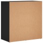vidaXL Aparador de madera de ingeniería negro 79x38x80 cm vidaXL Aparador de madera de ingeniería negro 79x38x80 cm