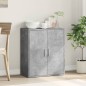vidaXL Aparador de madera de ingeniería gris hormigón 79x38x80 cm vidaXL Aparador de madera de ingeniería gris hormigón 79x38x80 cm
