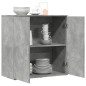 vidaXL Aparador de madera de ingeniería gris hormigón 79x38x80 cm vidaXL Aparador de madera de ingeniería gris hormigón 79x38x80 cm