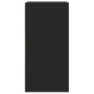 vidaXL Aparador de madera de ingeniería negro 60x39x80 cm vidaXL Aparador de madera de ingeniería negro 60x39x80 cm