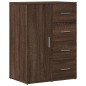 vidaXL Aparador de madera de ingeniería roble marrón 59x39x80 cm vidaXL Aparador de madera de ingeniería roble marrón 59x39x80 cm
