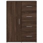 vidaXL Aparador de madera de ingeniería roble marrón 59x39x80 cm vidaXL Aparador de madera de ingeniería roble marrón 59x39x80 cm