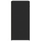 vidaXL Aparador de madera de ingeniería negro 79x38x80 cm vidaXL Aparador de madera de ingeniería negro 79x38x80 cm