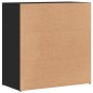 vidaXL Aparador de madera de ingeniería negro 79x38x80 cm vidaXL Aparador de madera de ingeniería negro 79x38x80 cm