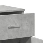 vidaXL Aparador de madera de ingeniería gris hormigón 79x38x80 cm