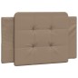 vidaXL Cama con colchón cuero sintético capuchino 80x200 cm vidaXL Cama con colchón cuero sintético capuchino 80x200 cm