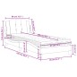 vidaXL Cama con colchón cuero sintético capuchino 80x200 cm vidaXL Cama con colchón cuero sintético capuchino 80x200 cm