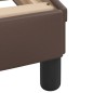 vidaXL Cama con colchón cuero sintético marrón 90x200 cm vidaXL Cama con colchón cuero sintético marrón 90x200 cm
