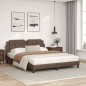 vidaXL Cama con colchón cuero sintético marrón 160x200 cm vidaXL Cama con colchón cuero sintético marrón 160x200 cm