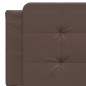 vidaXL Cama con colchón cuero sintético marrón 160x200 cm vidaXL Cama con colchón cuero sintético marrón 160x200 cm