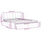 vidaXL Cama con colchón cuero sintético capuchino 160x200 cm vidaXL Cama con colchón cuero sintético capuchino 160x200 cm