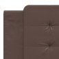 vidaXL Cama con colchón cuero sintético marrón 180x200 cm vidaXL Cama con colchón cuero sintético marrón 180x200 cm