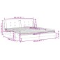 vidaXL Cama con colchón cuero sintético marrón 200x200 cm