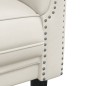 vidaXL Juego de sofás 2 piezas terciopelo crema vidaXL Juego de sofás 2 piezas terciopelo crema