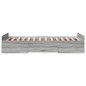 vidaXL Cama con cajones madera de ingeniería gris Sonoma 90x190 cm vidaXL Cama con cajones madera de ingeniería gris Sonoma 90x190 cm