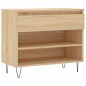 vidaXL Mueble zapatero madera contrachapada roble Sonoma 70x36x60 cm vidaXL Mueble zapatero madera contrachapada roble Sonoma 70x36x60 cm
